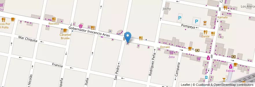 Mapa de ubicacion de Bazar Castelar en Argentina, Buenos Aires, Partido De Morón, Castelar.