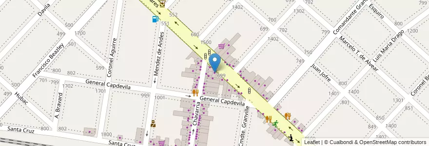 Mapa de ubicacion de Bazar Mamá Carmen en Argentina, Provincia Di Buenos Aires, Partido De La Matanza, Rafael Castillo.