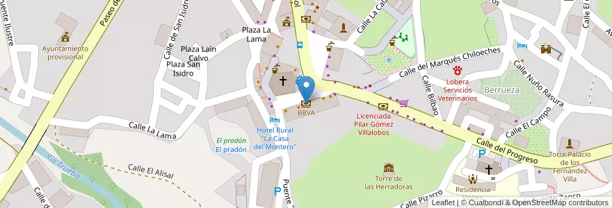 Mapa de ubicacion de BBVA en Espagne, Castille-Et-León, Burgos, Las Merindades, Espinosa De Los Monteros.
