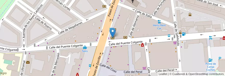 Mapa de ubicacion de BBVA en 西班牙, Castilla Y León, Valladolid, Valladolid.