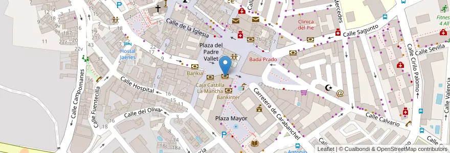 Mapa de ubicacion de BBVA en إسبانيا, منطقة مدريد, منطقة مدريد, Área Metropolitana De Madrid Y Corredor Del Henares, Pozuelo De Alarcón.