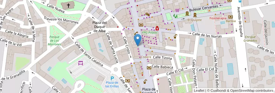 Mapa de ubicacion de BBVA en 스페인, Comunidad De Madrid, Comunidad De Madrid, Área Metropolitana De Madrid Y Corredor Del Henares, Majadahonda.