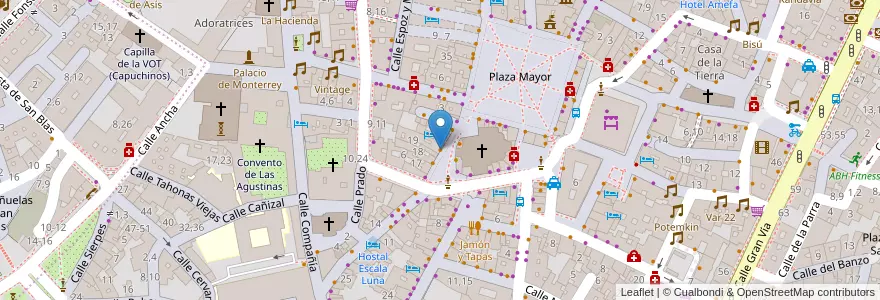 Mapa de ubicacion de Be Juicy en Испания, Кастилия И Леон, Саламанка, Campo De Salamanca, Саламанка.