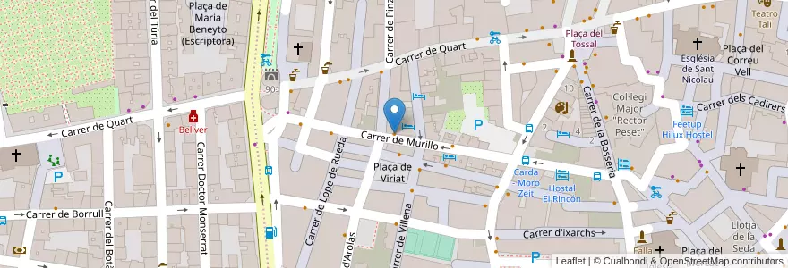Mapa de ubicacion de Beat Brew Bar en スペイン, バレンシア州, València / Valencia, Comarca De València, València.