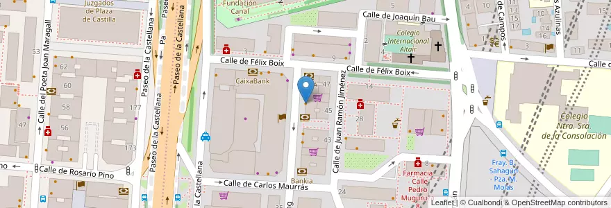 Mapa de ubicacion de Beaucoup! en 스페인, Comunidad De Madrid, Comunidad De Madrid, Área Metropolitana De Madrid Y Corredor Del Henares, 마드리드.