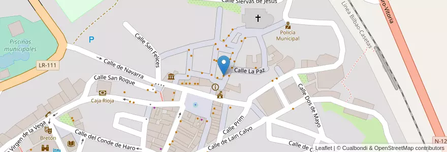 Mapa de ubicacion de Beethoven II en Spagna, La Rioja, La Rioja, Haro.