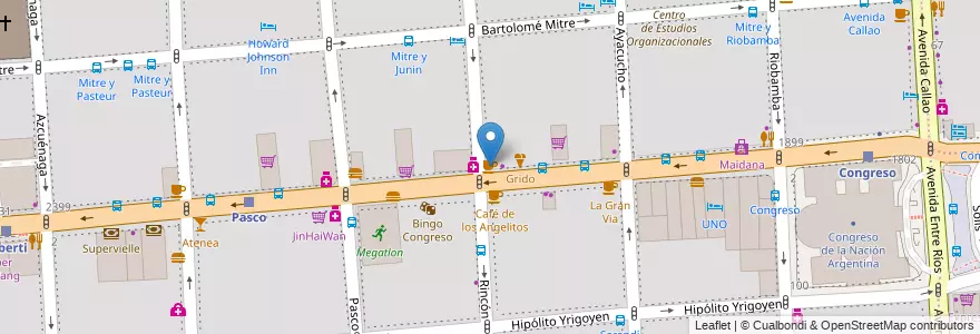 Mapa de ubicacion de Beio, Balvanera en 아르헨티나, Ciudad Autónoma De Buenos Aires, Comuna 3, 부에노스아이레스.