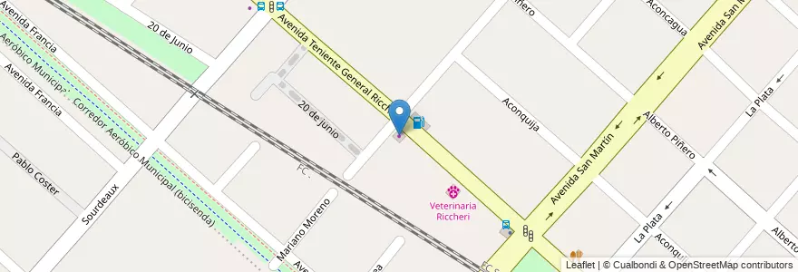 Mapa de ubicacion de Bella Vista en Arjantin, Buenos Aires, Partido De San Miguel, Bella Vista.