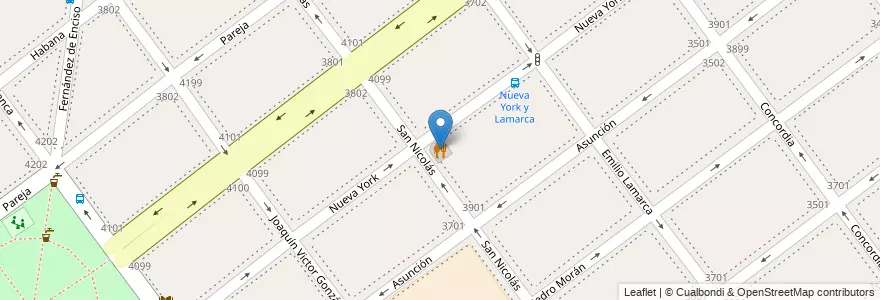 Mapa de ubicacion de Belredere, Villa Devoto en Arjantin, Ciudad Autónoma De Buenos Aires, Buenos Aires, Comuna 11.