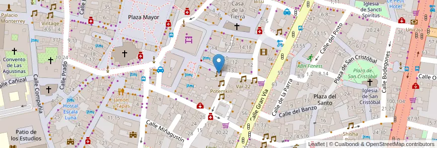 Mapa de ubicacion de Bender en 스페인, Castilla Y León, Salamanca, Campo De Salamanca, Salamanca.