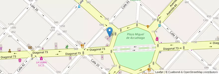 Mapa de ubicacion de Benesperi Automotores, Casco Urbano en Arjantin, Buenos Aires, Partido De La Plata, La Plata.