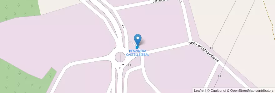 Mapa de ubicacion de BENZINERA CASTELLBISBAL en إسبانيا, كتالونيا, برشلونة, فالس أوكيدنتل, Castellbisbal.