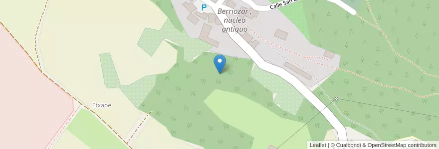 Mapa de ubicacion de Berriozar en スペイン, ナバーラ州, ナバーラ州, Berriozar.