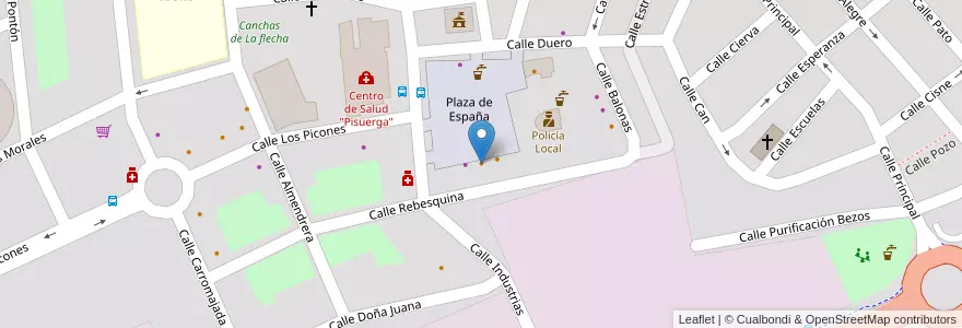 Mapa de ubicacion de Bésame Otra Vez en İspanya, Castilla Y León, Valladolid, Arroyo De La Encomienda.