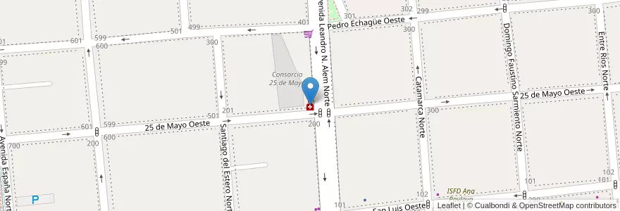 Mapa de ubicacion de Betancourt en Argentinien, San Juan, Chile, Capital.