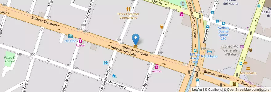Mapa de ubicacion de Beto's Lomos en Arjantin, Córdoba, Departamento Capital, Pedanía Capital, Córdoba, Municipio De Córdoba.