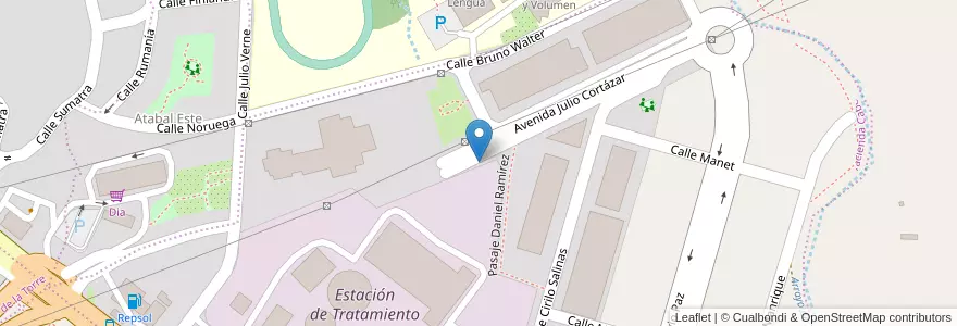 Mapa de ubicacion de Bibliobús Municipal - Anclaje de Finca Cabello en Sepanyol, Andalucía, Málaga, Málaga-Costa Del Sol, Málaga.