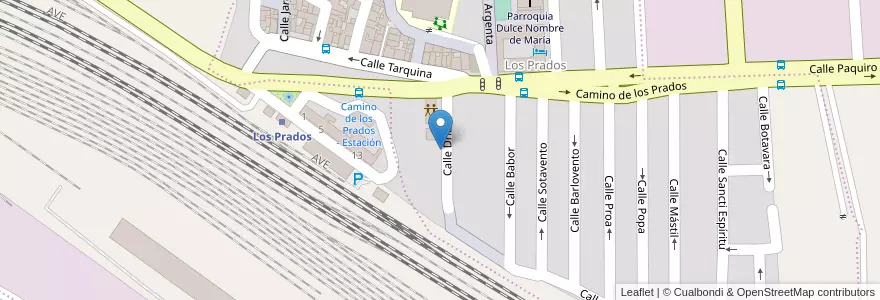 Mapa de ubicacion de Bibliobús Municipal - Anclaje de Los Prados en Spagna, Andalucía, Málaga, Málaga-Costa Del Sol, Málaga.