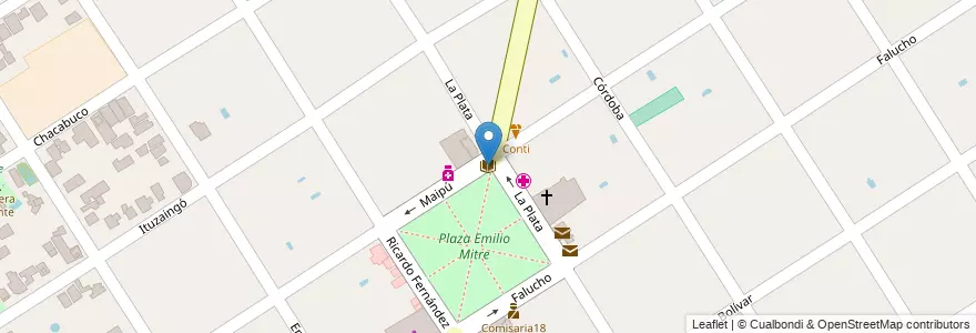 Mapa de ubicacion de Bibliocabina en Argentinië, Buenos Aires, Partido De Escobar, Ingeniero Maschwitz.