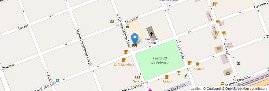 Mapa de ubicacion de Biblioteca de Ituzaingó en Argentinië, Buenos Aires, Partido De Ituzaingó, Ituzaingó.