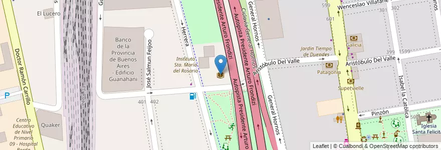 Mapa de ubicacion de Biblioteca Popular de Barracas, Barracas en 阿根廷, Ciudad Autónoma De Buenos Aires, Comuna 4, 布宜诺斯艾利斯.