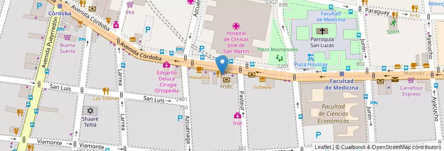 Mapa de ubicacion de Biblioteca Popular Escribano Bernardo Eugenio Portal, Balvanera en Argentina, Ciudad Autónoma De Buenos Aires, Buenos Aires.