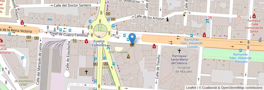 Mapa de ubicacion de Biblioteca Pública Ruiz Egea en España, Comunidad De Madrid, Comunidad De Madrid, Área Metropolitana De Madrid Y Corredor Del Henares, Madrid.