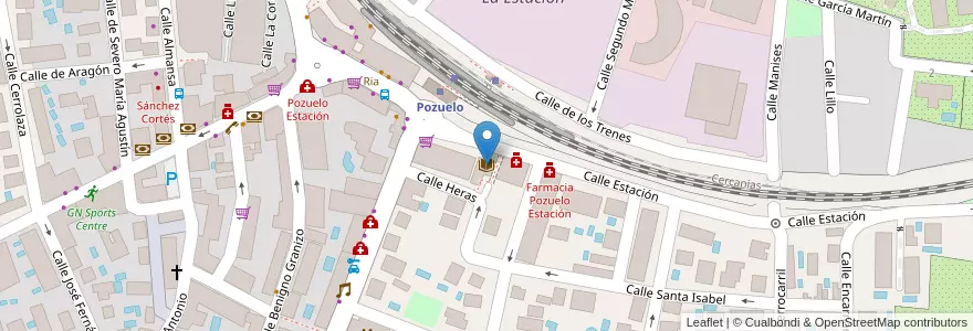 Mapa de ubicacion de Biblioteca Rosalía de Castro en Spanje, Comunidad De Madrid, Comunidad De Madrid, Área Metropolitana De Madrid Y Corredor Del Henares, Pozuelo De Alarcón.