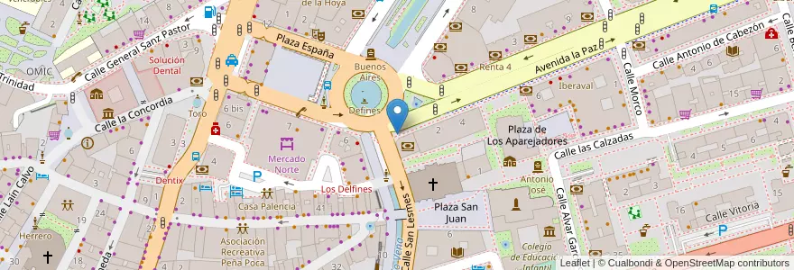 Mapa de ubicacion de Bicibur en Espanha, Castela E Leão, Burgos, Alfoz De Burgos, Burgos.
