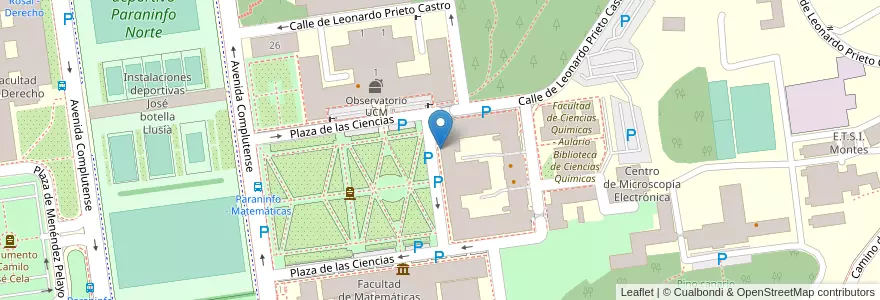 Mapa de ubicacion de bicicum en إسبانيا, منطقة مدريد, منطقة مدريد, Área Metropolitana De Madrid Y Corredor Del Henares, مدريد.