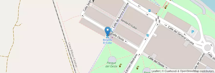 Mapa de ubicacion de BiciLOG El Cubo en إسبانيا, لا ريوخا, لا ريوخا, لوغرونيو.