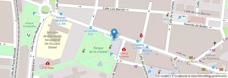 Mapa de ubicacion de BiciLOG La Cometa en Sepanyol, La Rioja, La Rioja, Logroño.