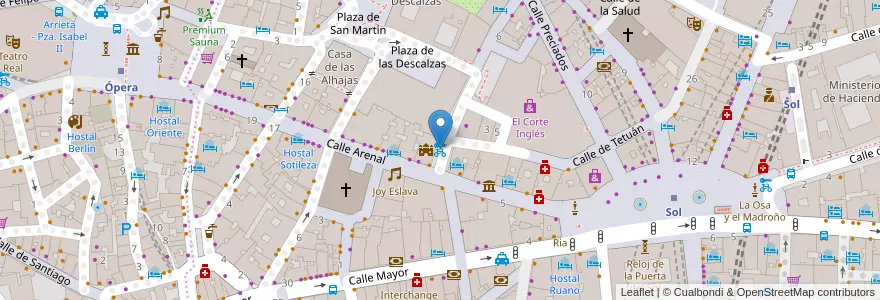 Mapa de ubicacion de BiciMad en Espanha, Comunidade De Madrid, Comunidade De Madrid, Área Metropolitana De Madrid Y Corredor Del Henares, Madrid.