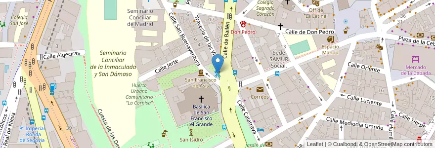 Mapa de ubicacion de Bicimad 37 en スペイン, マドリード州, Comunidad De Madrid, Área Metropolitana De Madrid Y Corredor Del Henares, Madrid.