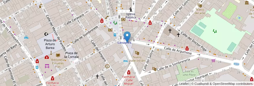 Mapa de ubicacion de Bicimad 53 en Испания, Мадрид, Мадрид, Área Metropolitana De Madrid Y Corredor Del Henares, Мадрид.