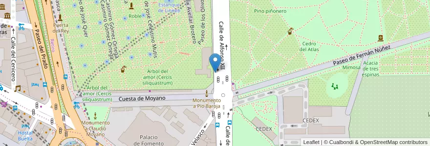 Mapa de ubicacion de Bicimad 69 en 西班牙, Comunidad De Madrid, Comunidad De Madrid, Área Metropolitana De Madrid Y Corredor Del Henares, Madrid.