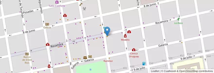 Mapa de ubicacion de Big Lola en 아르헨티나, 엔트레리오스주, Departamento Uruguay, Distrito Molino, Concepción Del Uruguay.