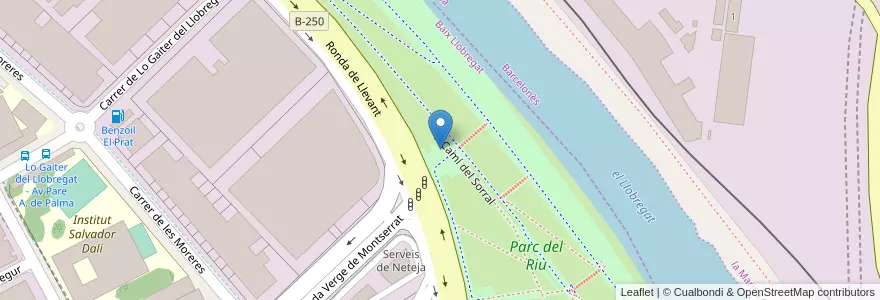 Mapa de ubicacion de Bike tools en 西班牙, Catalunya, Barcelona, Baix Llobregat, El Prat De Llobregat.