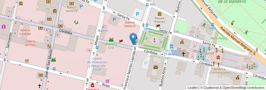 Mapa de ubicacion de Billy Lomito en Argentine, Santa Fe, Departamento Rosario, Municipio De Rosario, Rosario.