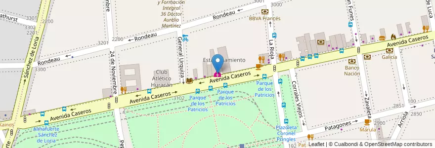 Mapa de ubicacion de Bio Ortopedia & Optica, Parque Patricios en Аргентина, Буэнос-Айрес, Comuna 4, Буэнос-Айрес.