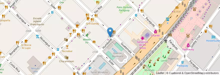 Mapa de ubicacion de Bio sólo orgánico, Palermo en 阿根廷, Ciudad Autónoma De Buenos Aires, 布宜诺斯艾利斯, Comuna 14.