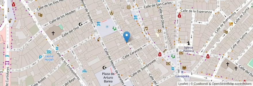 Mapa de ubicacion de Bismillah en スペイン, マドリード州, Comunidad De Madrid, Área Metropolitana De Madrid Y Corredor Del Henares, Madrid.