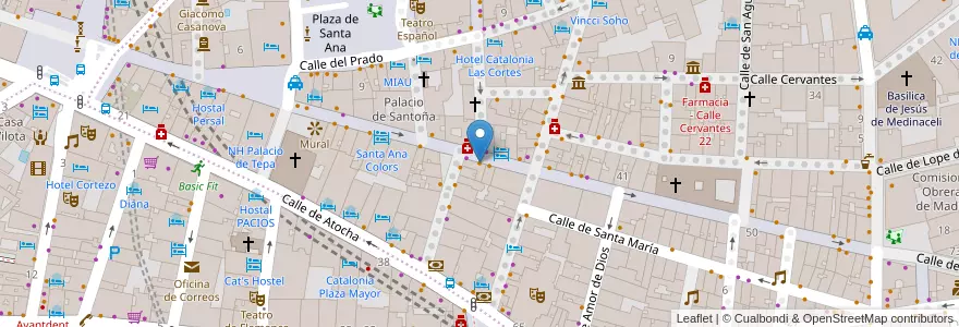 Mapa de ubicacion de Blackbird Rock Bar en Sepanyol, Comunidad De Madrid, Comunidad De Madrid, Área Metropolitana De Madrid Y Corredor Del Henares, Madrid.