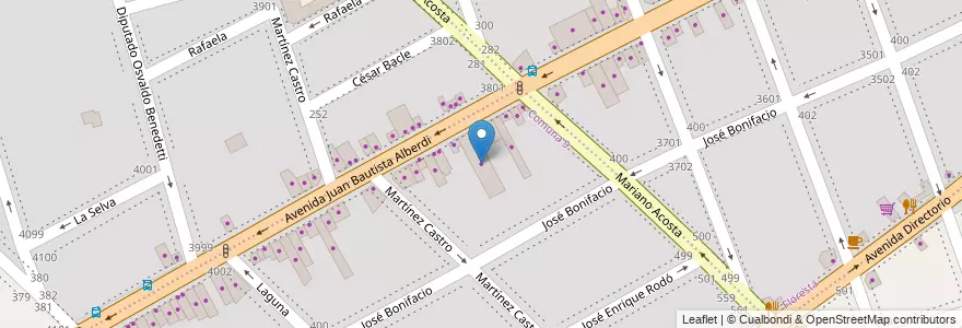 Mapa de ubicacion de Blaisten Outlet, Parque Avellaneda en Argentina, Autonomous City Of Buenos Aires, Comuna 9, Autonomous City Of Buenos Aires, Comuna 10.
