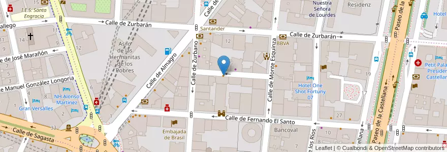 Mapa de ubicacion de Blanca 6 en Espanha, Comunidade De Madrid, Comunidade De Madrid, Área Metropolitana De Madrid Y Corredor Del Henares, Madrid.