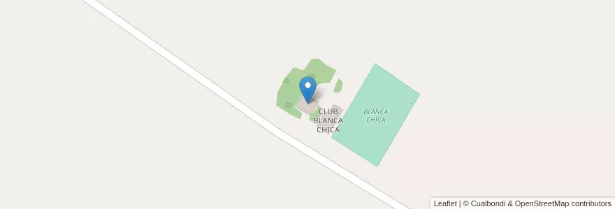 Mapa de ubicacion de BLANCA CHICA en アルゼンチン, ブエノスアイレス州, Partido De Olavarría.
