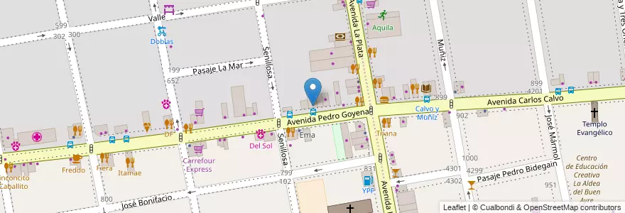 Mapa de ubicacion de Blanchard, Caballito en アルゼンチン, Ciudad Autónoma De Buenos Aires, ブエノスアイレス, Comuna 6.