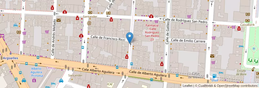 Mapa de ubicacion de BLASCO DE GARAY, CALLE, DE,9 en إسبانيا, منطقة مدريد, منطقة مدريد, Área Metropolitana De Madrid Y Corredor Del Henares, مدريد.
