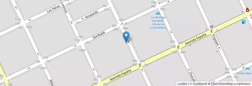 Mapa de ubicacion de Blends Casa de Té en Argentina, Provincia Di Buenos Aires, Partido De Tandil, Tandil.