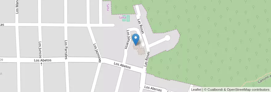 Mapa de ubicacion de BLOCK 2 en الأرجنتين, Salta, Capital, Municipio De Salta.